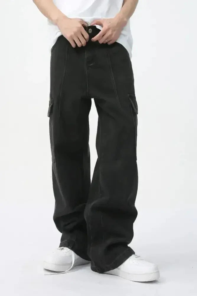 Men's Straight Cargo Jeans - Update AvenueTrendsi100400868796922100400868796922Men's Straight Cargo JeansMedium