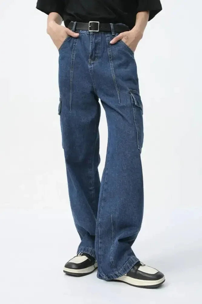 Men's Straight Cargo Jeans - Update AvenueTrendsi100400868796922100400868796922Men's Straight Cargo JeansMedium