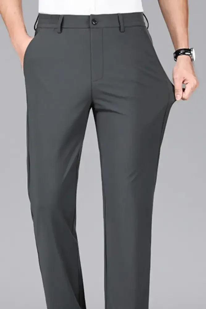 Men's Straight Leg Pants with Pockets