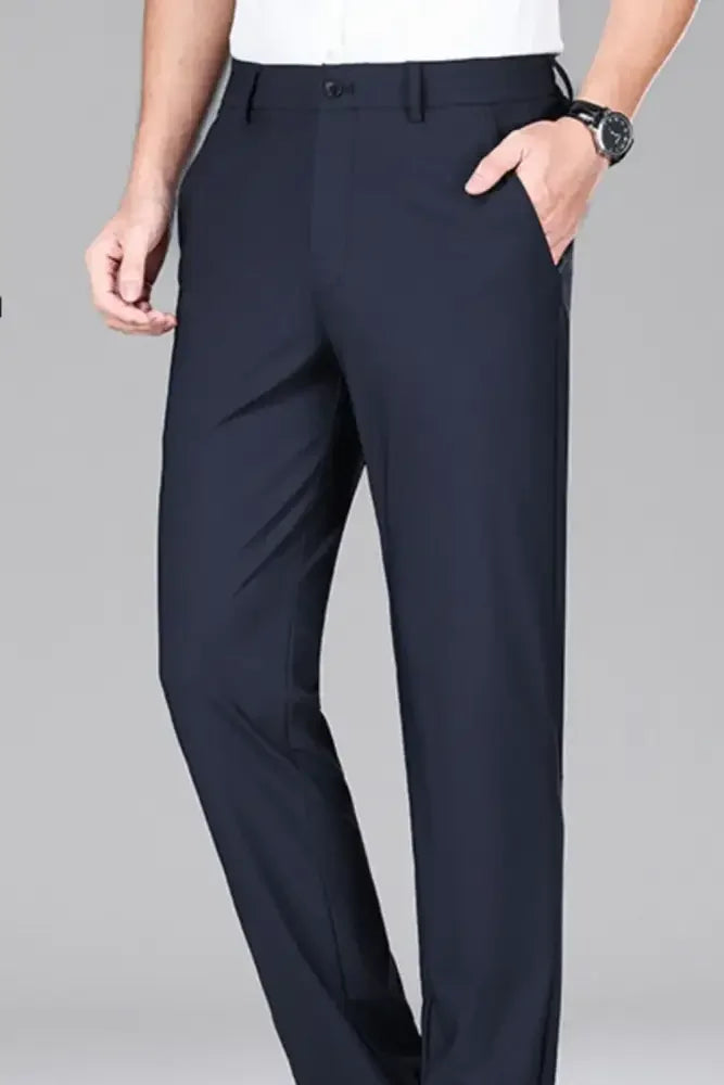 Men's Straight Leg Pants with Pockets