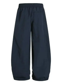 Men's Striped Drawstring Wide Leg Pants