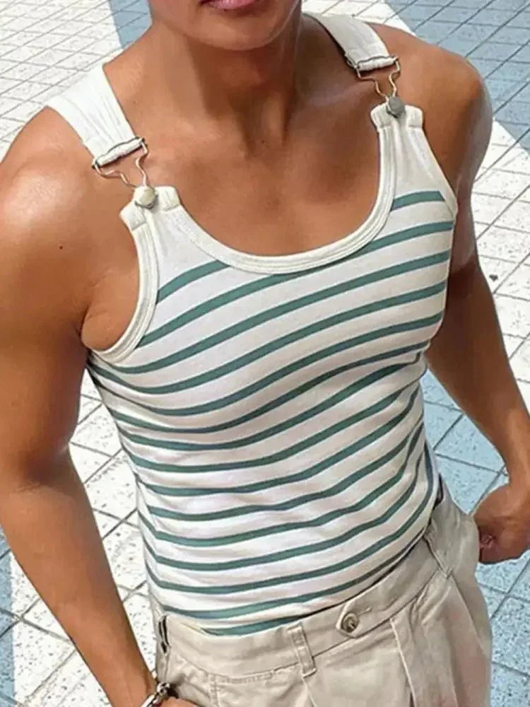 Men's Striped Wide Strap Tank - Update AvenueTrendsi10040097014794110040097014794113de6574 - f1bf - 47e6 - 8bb3 - 0f01aeb35a6f - MaxAir Force Blue