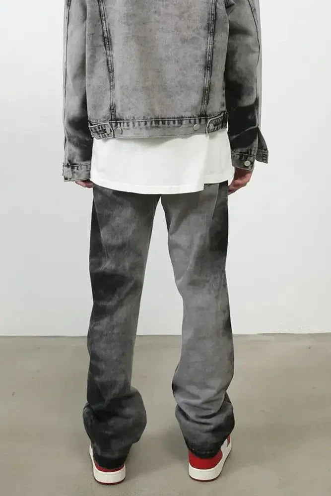 Men's Tie Dye Baggy Jeans with Pockets - Update AvenueTrendsi100400835761093100400835761093Men's Tie Dye Baggy Jeans with PocketsDark Gray