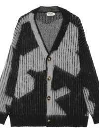 Men's V-Neck Long Sleeve Cardigan