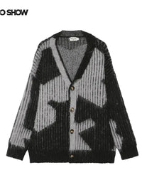 Men's V-Neck Long Sleeve Cardigan