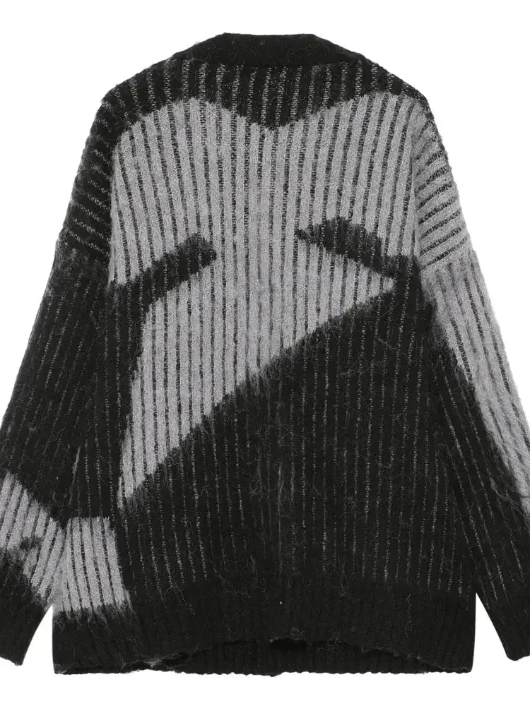 Men's V-Neck Long Sleeve Cardigan