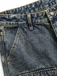 Men's Vintage Distressed Multi - Pocket Cargo Jeans - Update AvenueTrendsi100400025753429100400025753429Men's Vintage Distressed Multi - Pocket Cargo JeansVintage Blue