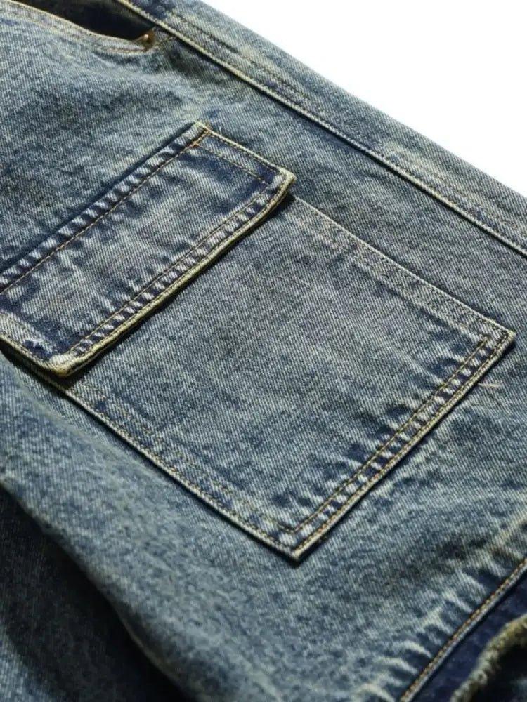 Men's Vintage Distressed Multi - Pocket Cargo Jeans - Update AvenueTrendsi100400025753429100400025753429Men's Vintage Distressed Multi - Pocket Cargo JeansVintage Blue