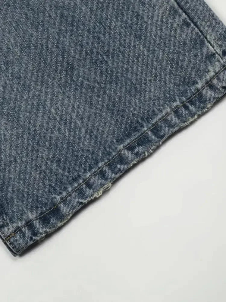 Men's Vintage Wash Distressed Jeans - Update AvenueTrendsi100400728323203100400728323203Men's Vintage Wash Distressed JeansWashed Blue