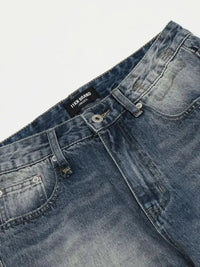 Men's Vintage Wash Distressed Jeans - Update AvenueTrendsi100400728323203100400728323203Men's Vintage Wash Distressed JeansWashed Blue