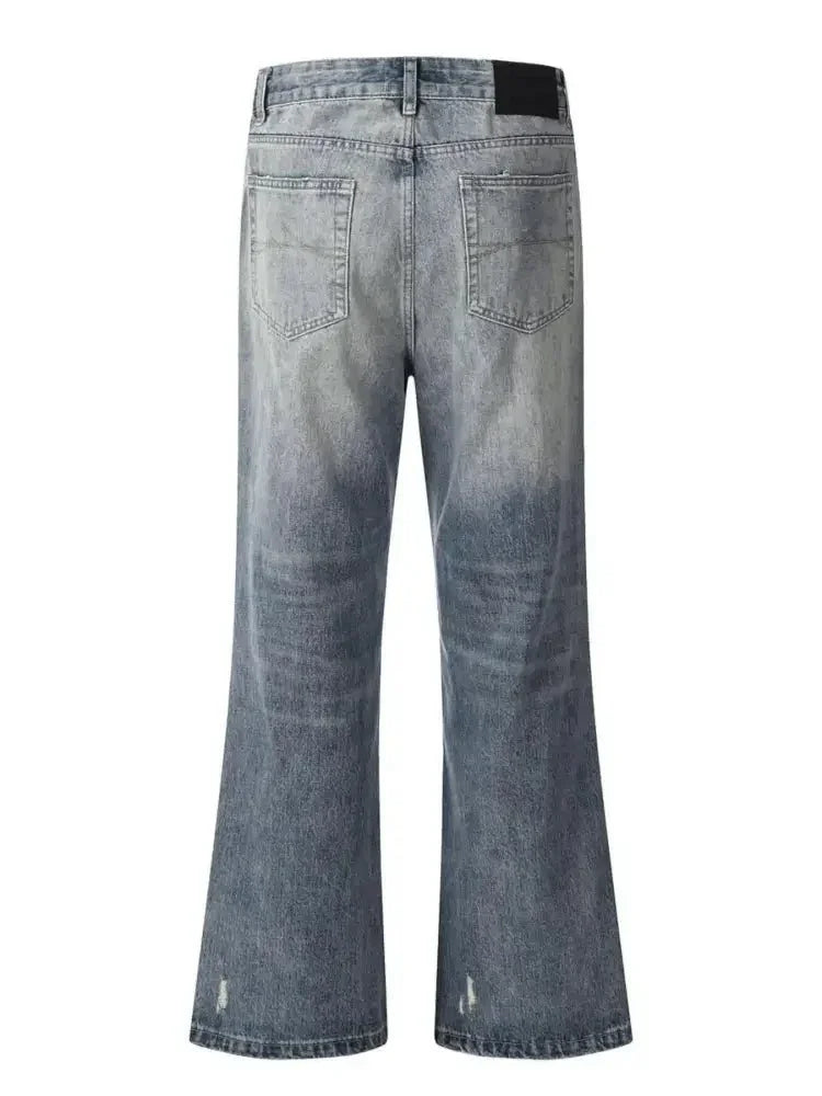 Men's Vintage Wash Distressed Jeans - Update AvenueTrendsi100400728323203100400728323203Men's Vintage Wash Distressed JeansWashed Blue