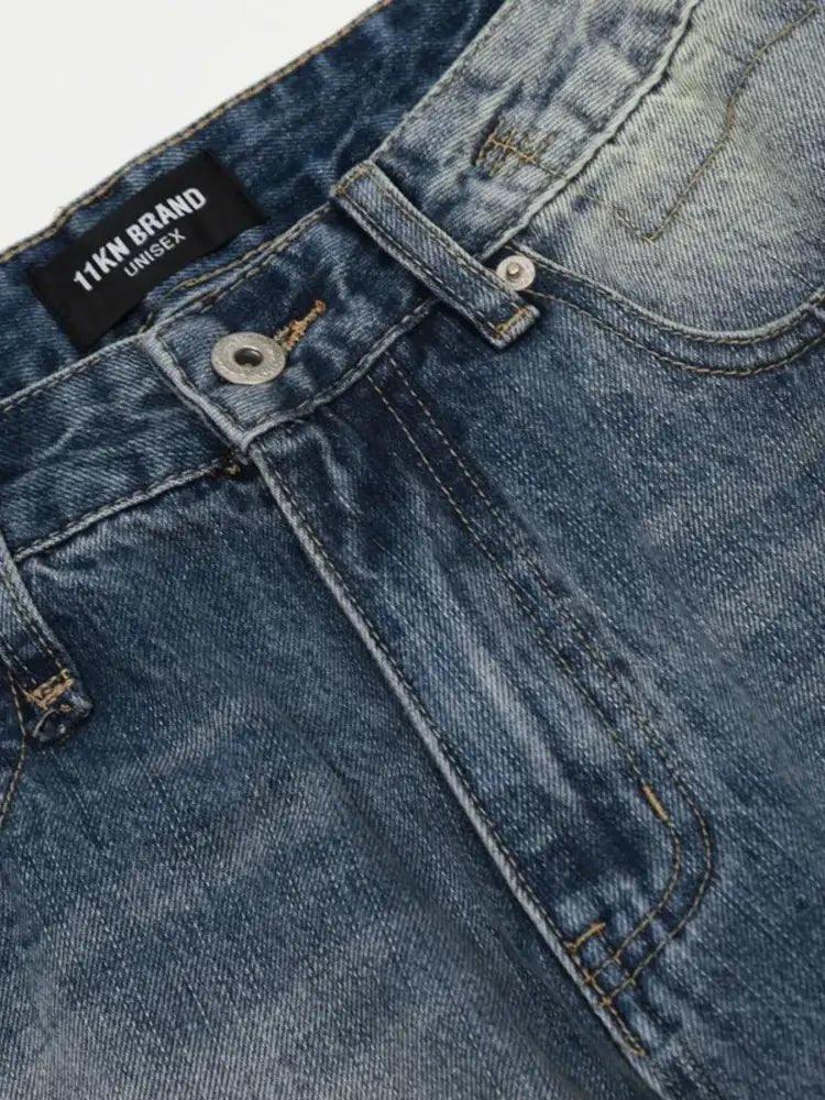 Men's Vintage Wash Distressed Jeans - Update AvenueTrendsi100400728323203100400728323203Men's Vintage Wash Distressed JeansWashed Blue