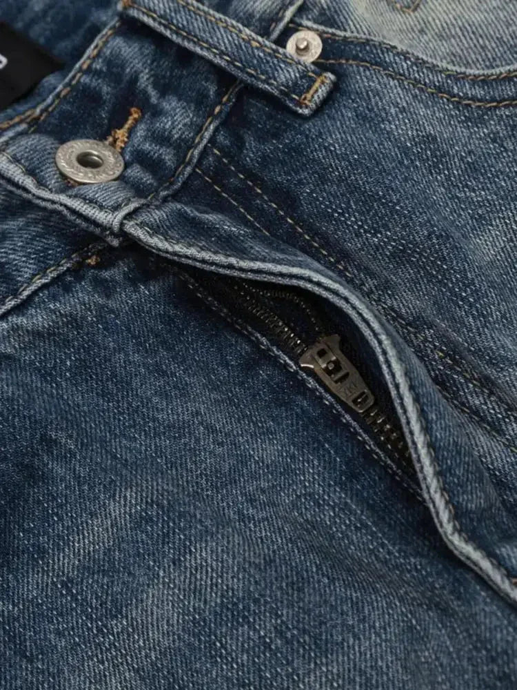 Men's Vintage Wash Distressed Jeans - Update AvenueTrendsi100400728323203100400728323203Men's Vintage Wash Distressed JeansWashed Blue