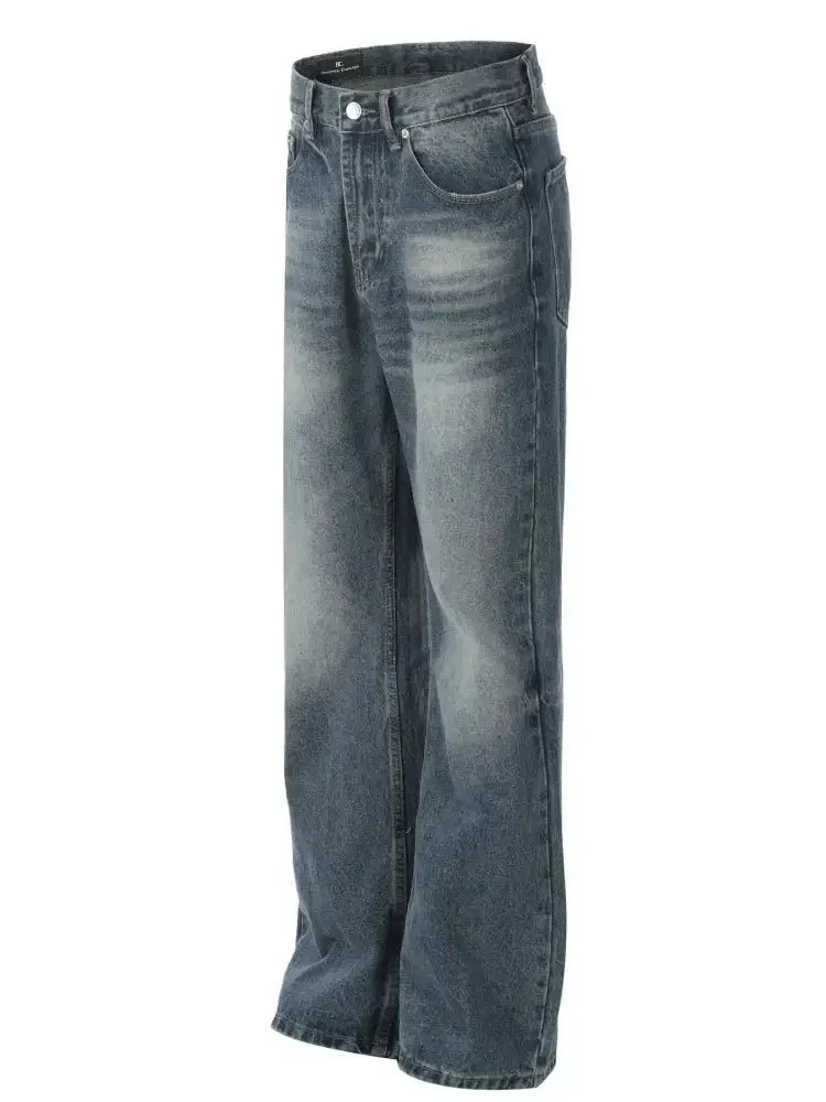 Men's Vintage Wash Loose Fit Jeans - Update AvenueTrendsi100400082830201100400082830201Men's Vintage Wash Loose Fit JeansBlue