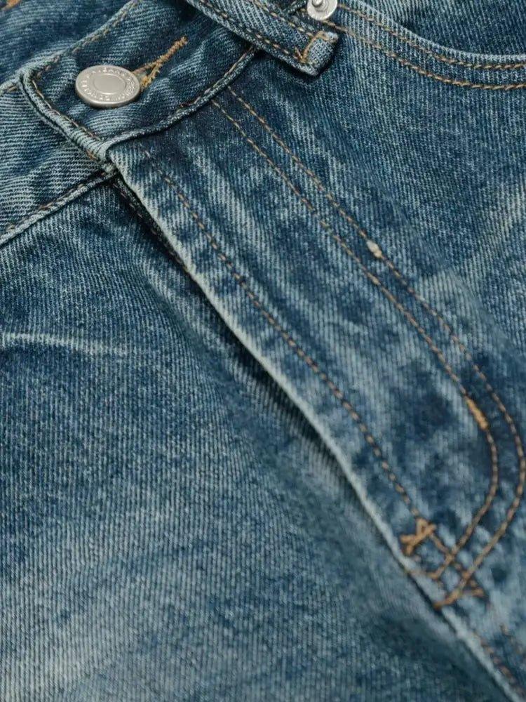 Men's Vintage Wash Loose Fit Jeans - Update AvenueTrendsi100400082830201100400082830201Men's Vintage Wash Loose Fit JeansBlue