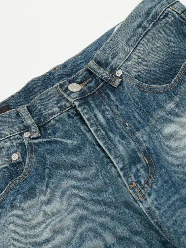 Men's Vintage Wash Loose Fit Jeans - Update AvenueTrendsi100400082830201100400082830201Men's Vintage Wash Loose Fit JeansBlue