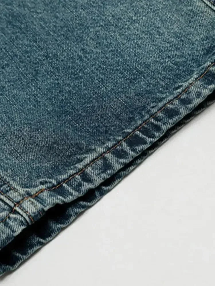 Men's Vintage Wash Wide Leg Denim Jeans - Update AvenueTrendsi100400078398603100400078398603Men's Vintage Wash Wide Leg Denim JeansBlue