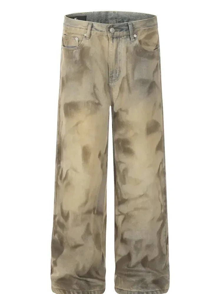 Men's Vintage Wash Wide - Leg Jeans - Update AvenueTrendsi100400068451990100400068451990Men's Vintage Wash Wide - Leg JeansOld Yellow