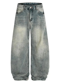 Men's Vintage Washed Baggy Jeans - Update AvenueTrendsi100400265575448100400265575448Men's Vintage Washed Baggy JeansBlue