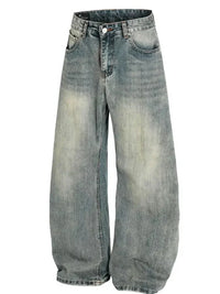 Men's Vintage Washed Baggy Jeans - Update AvenueTrendsi100400265575448100400265575448Men's Vintage Washed Baggy JeansBlue