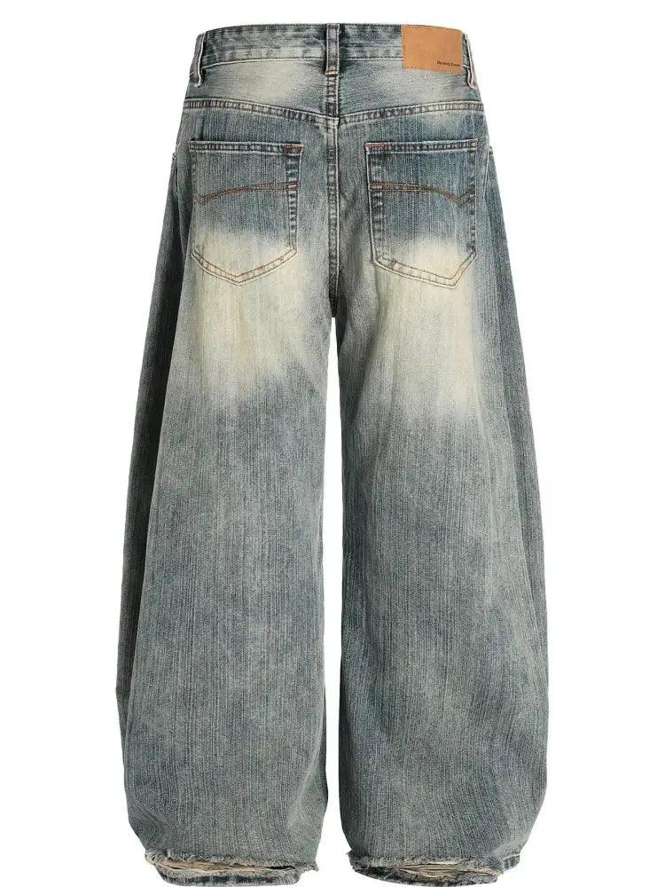 Men's Vintage Washed Baggy Jeans - Update AvenueTrendsi100400265575448100400265575448Men's Vintage Washed Baggy JeansBlue