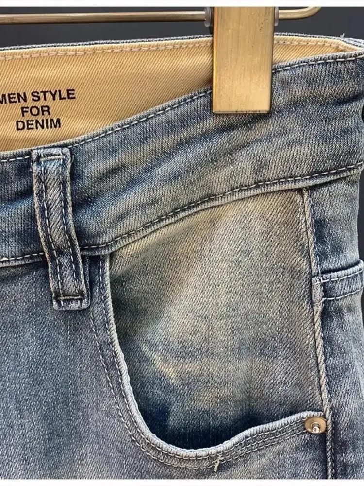 Men's Vintage Washed Distressed Boyfriend Jeans - Update AvenueTrendsi100400208607308100400208607308Men's Vintage Washed Distressed Boyfriend JeansLight Blue