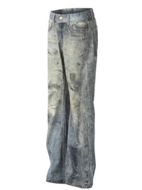 Men's Vintage Washed Loose Fit Jeans - Update AvenueTrendsi100400984382940100400984382940Men's Vintage Washed Loose Fit JeansBlue