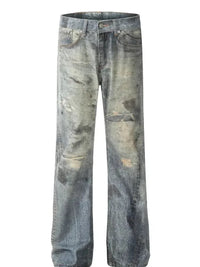 Men's Vintage Washed Loose Fit Jeans - Update AvenueTrendsi100400984382940100400984382940Men's Vintage Washed Loose Fit JeansBlue