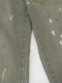Men's Vintage Washed Paint Splatter Wide Leg Jeans - Update AvenueTrendsi100400506797407100400506797407Men's Vintage Washed Paint Splatter Wide Leg JeansGray Green