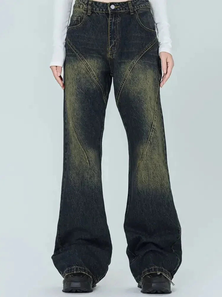 Men's Vintage Washed Wide Leg Jeans - Update AvenueTrendsi100400381056268100400381056268Men's Vintage Washed Wide Leg JeansSky Blue