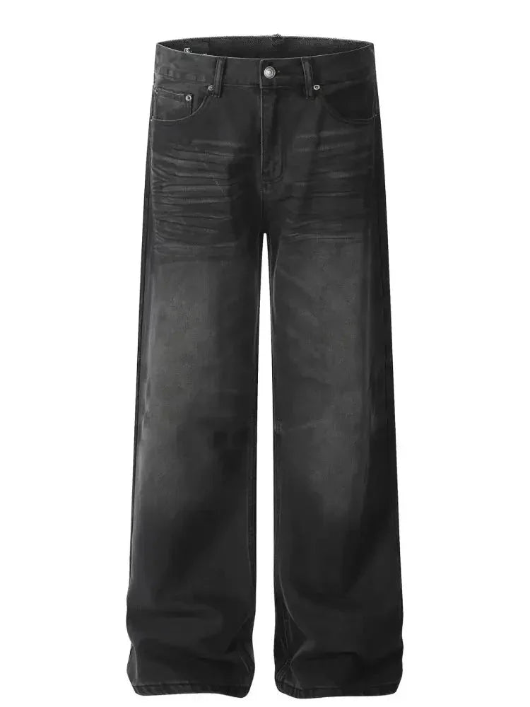 Men's Vintage Wide - Leg Baggy Jeans - Update AvenueTrendsi100400500268631100400500268631Men's Vintage Wide - Leg Baggy JeansBlack