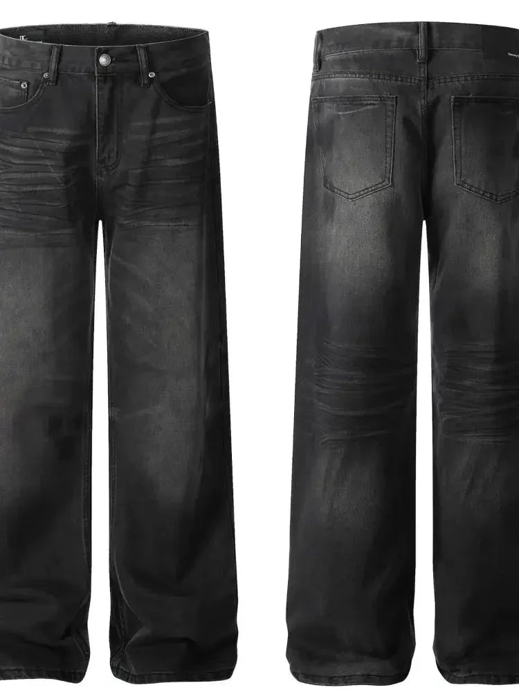 Men's Vintage Wide - Leg Baggy Jeans - Update AvenueTrendsi100400500268631100400500268631Men's Vintage Wide - Leg Baggy JeansBlack