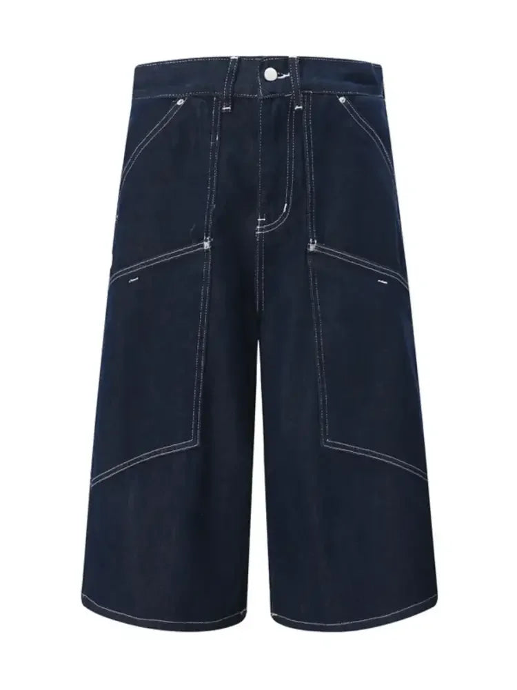 Men's Wash Cargo Denim Shorts