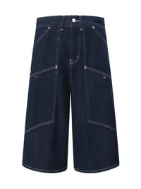 Men's Wash Cargo Denim Shorts