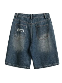 Men's Wash Denim Shorts