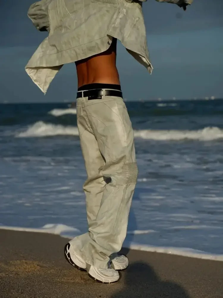 Men's Wash Flare Jeans