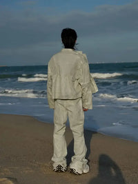 Men's Wash Flare Jeans