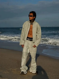 Men's Wash Flare Jeans