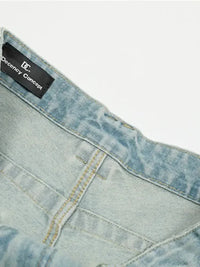 Men's Wash Pleated Wide Leg Jeans - Update AvenueTrendsi100400578674797100400578674797Men's Wash Pleated Wide Leg JeansBlue