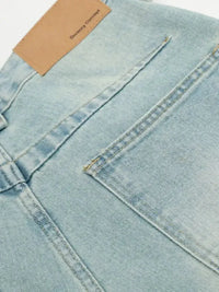 Men's Wash Pleated Wide Leg Jeans - Update AvenueTrendsi100400578674797100400578674797Men's Wash Pleated Wide Leg JeansBlue