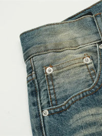 Men's Wash Straight Leg Jeans