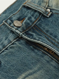 Men's Wash Straight Leg Jeans