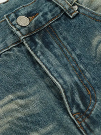 Men's Wash Straight Leg Jeans