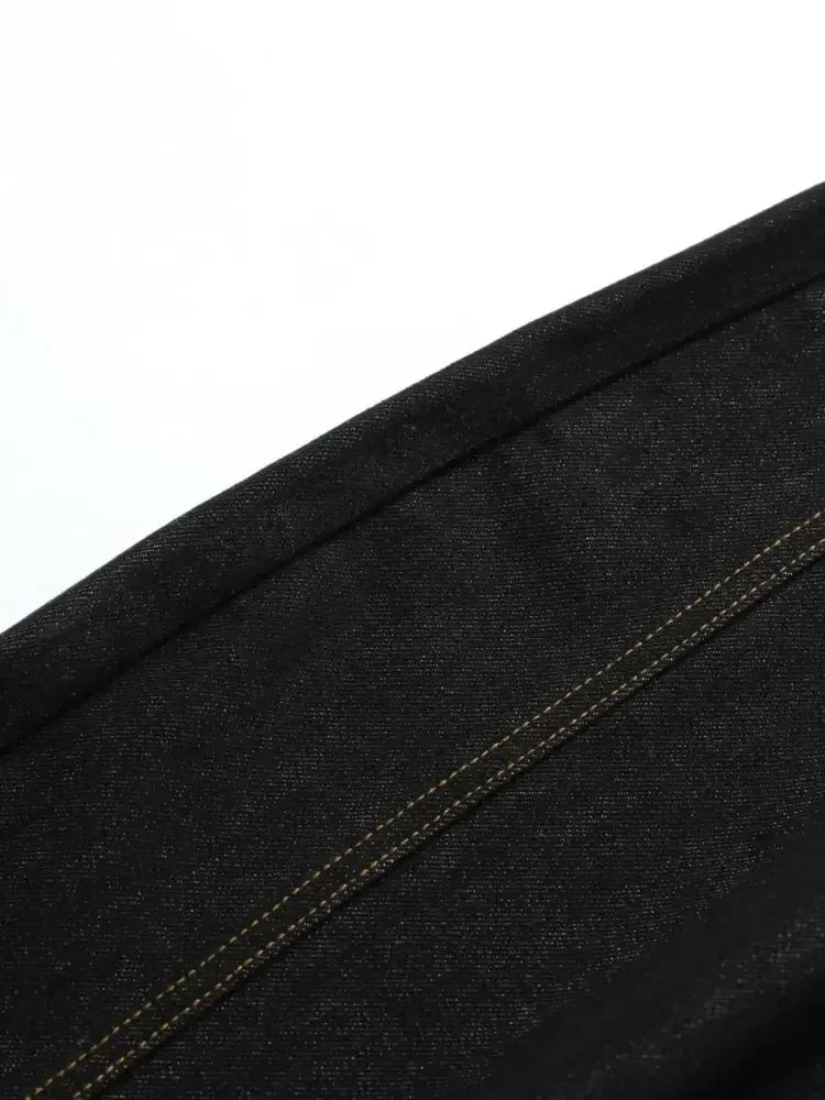 Men's Wash Wide Leg Baggy Jeans