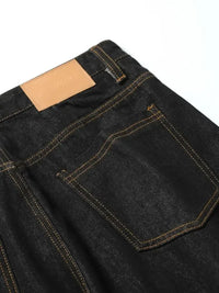 Men's Wash Wide Leg Baggy Jeans
