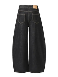 Men's Wash Wide Leg Baggy Jeans
