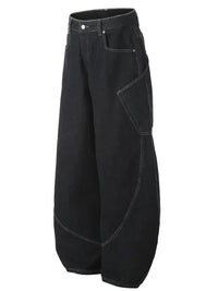 Men's Wash Wide Leg Cargo Jeans