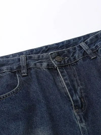 Men's Wash Wide Leg Cargo Jeans