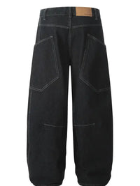 Men's Wash Wide Leg Cargo Jeans
