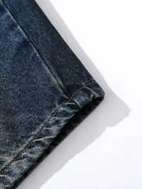 Men's Wash Wide Leg Cargo Jeans